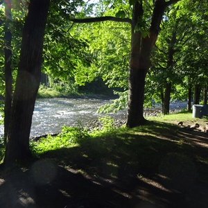 Creek view from RV site #66.