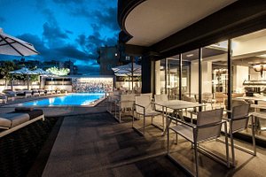 Garden City Resort in Kalamata, image may contain: Hotel, Resort, Pool, Water