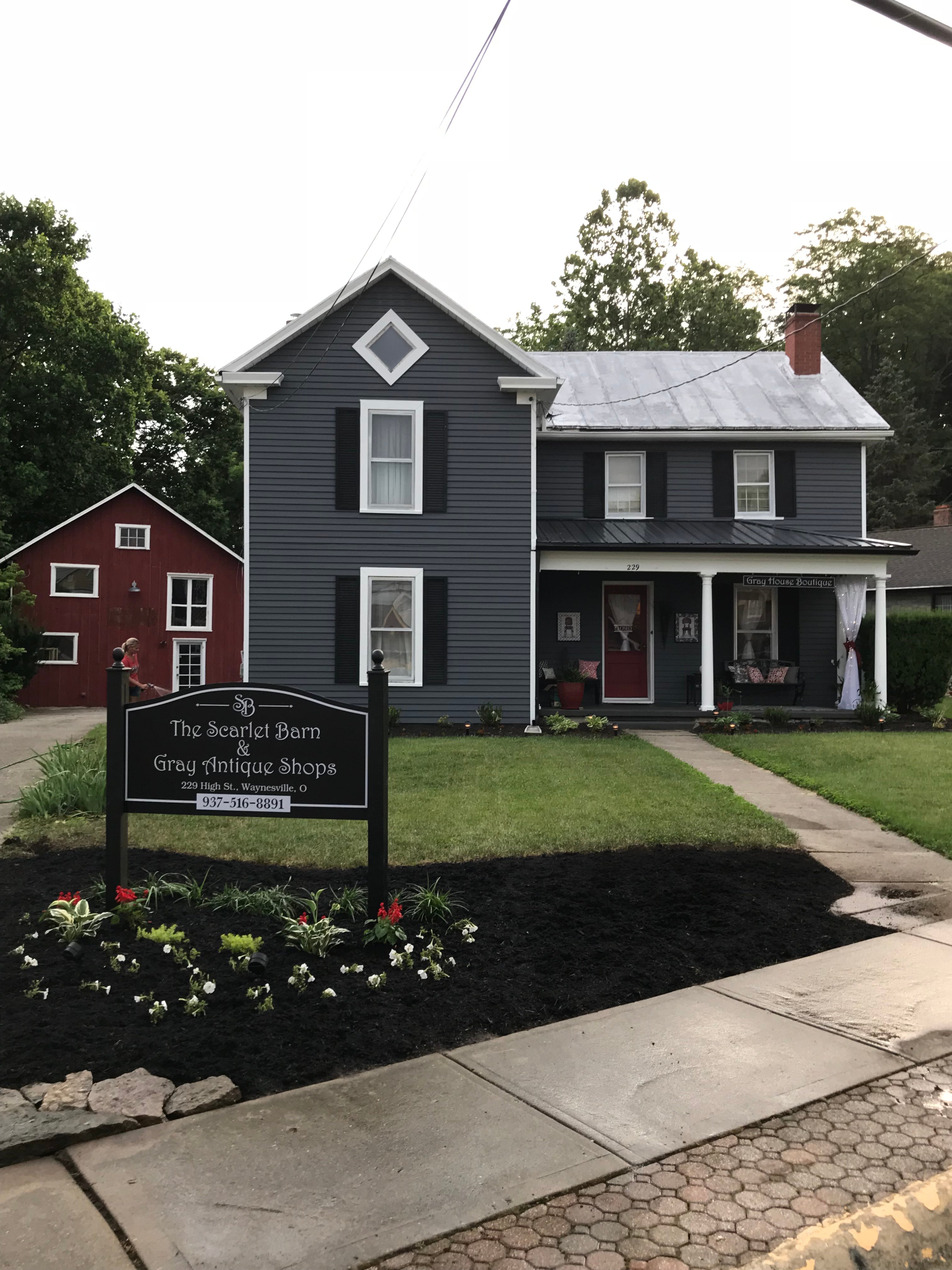 Scarlet Barn Gray Antique Shops Waynesville OH Address Phone   The Scarlet Barn Gray 