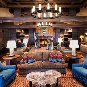 Lobby at Little America Hotel in Flagstaff