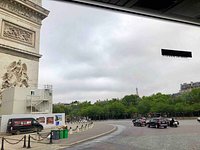 Champs-Élysées Avenue in 8th arrondissement of Paris, France