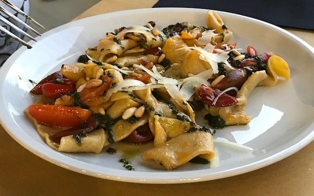 Pappardelle all'ortolana, superbi!