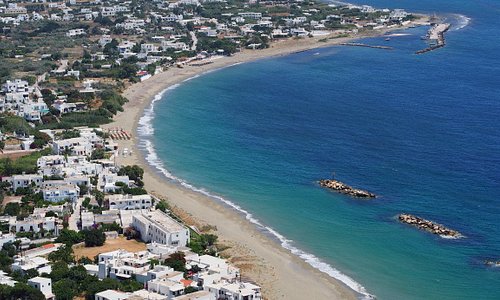 Molos Beach, viewed from the chora of Skyros