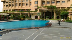 Eros Hotel in New Delhi, image may contain: Hotel, Resort, Pool, Villa