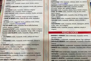 Cardápio