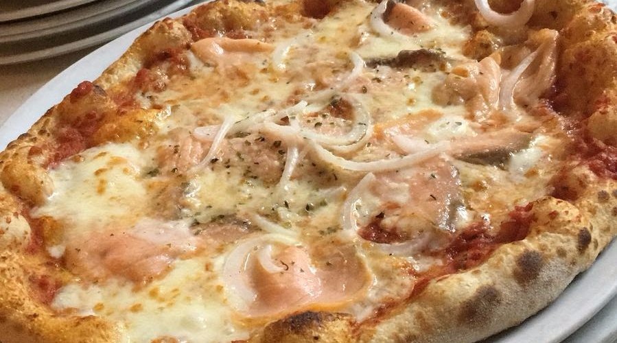 PIzza al salmón