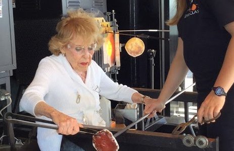 Create your own piece of glass artwork with our Hot Glass Classes!