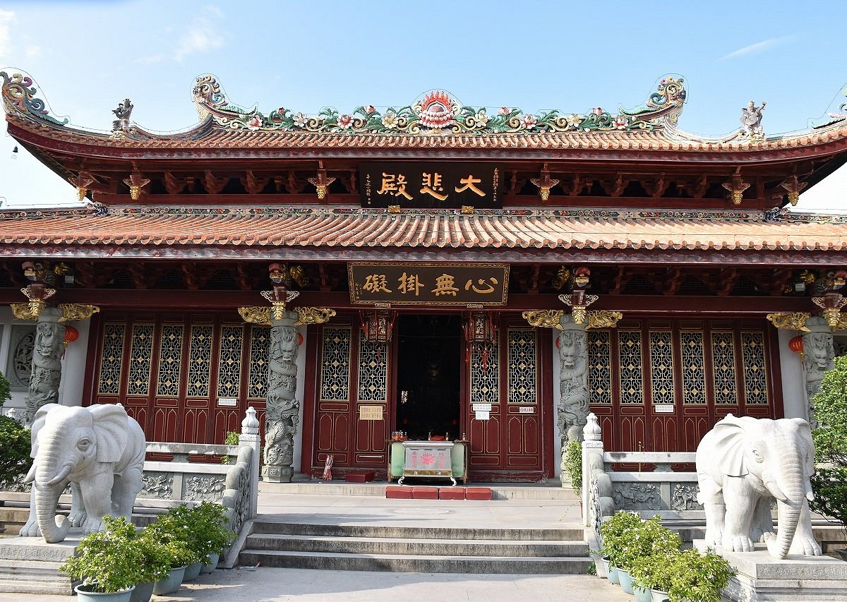 Храм китайское подворье. Kaiyuan Temple. Chaozhou Китай. Кайюань (Чаочжоу). Храмы Чаочжоу.