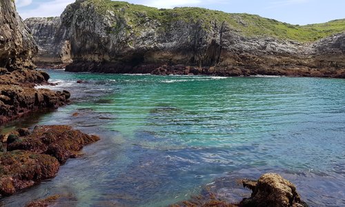 Espectaculares los colores del agua