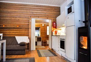 Holiday Resort Harjun Portti in Punkaharju, image may contain: Interior Design, Indoors, Wood, Wood Panels