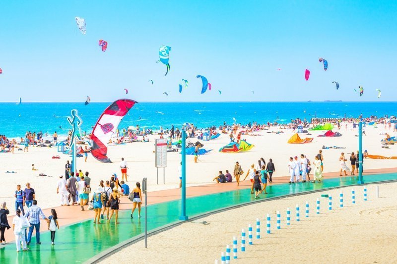 Kite beach пляж в дубае