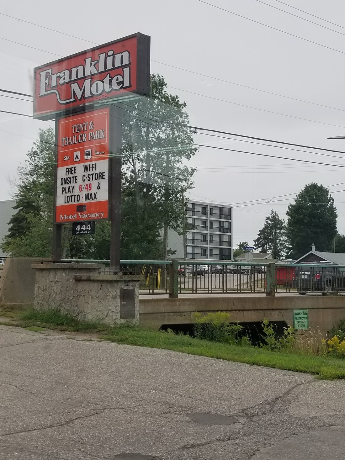 Franklin Motel Tent And Trailer Park Ontario Canada