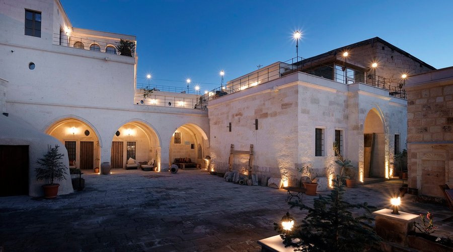 View of Aya from the courtyard