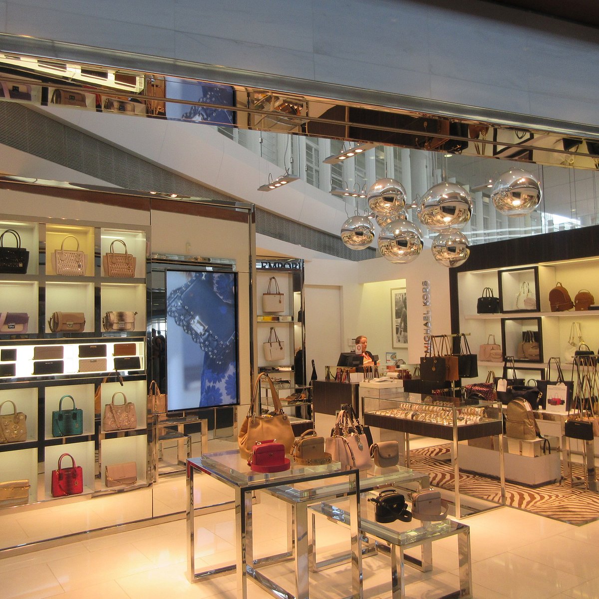 SINGAPORE - NOVEMBER 09, 2015: interior of Michael Kors store in