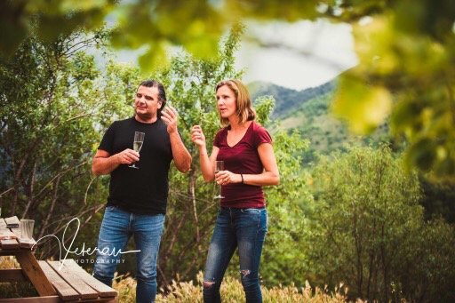 Prosecco at the farm