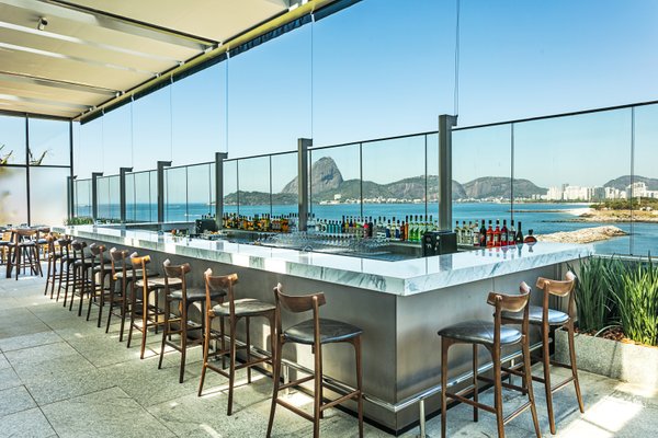 Nossa varanda com a vista da cidade ao fundo. - Picture of Classico Beach Club  Urca, Rio de Janeiro - Tripadvisor