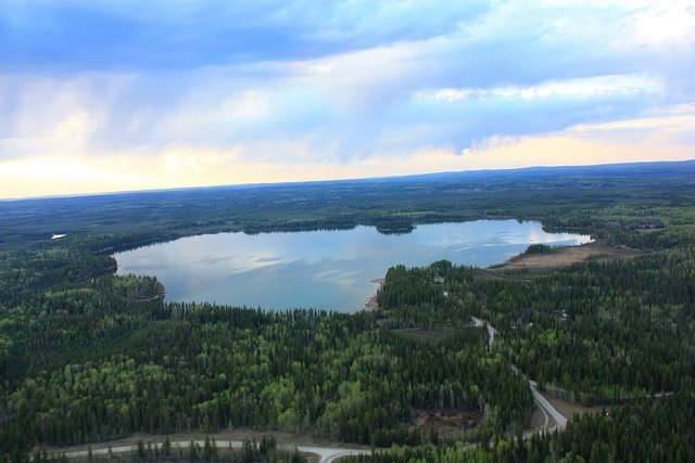 Crimson Lake Provincial Park Crimson Lake Provincial Park   Aerial View Of Crimson 