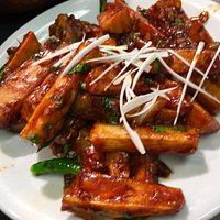 Chilli garlic mogo