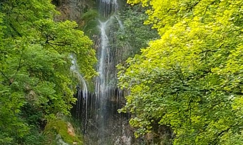 The waterfall