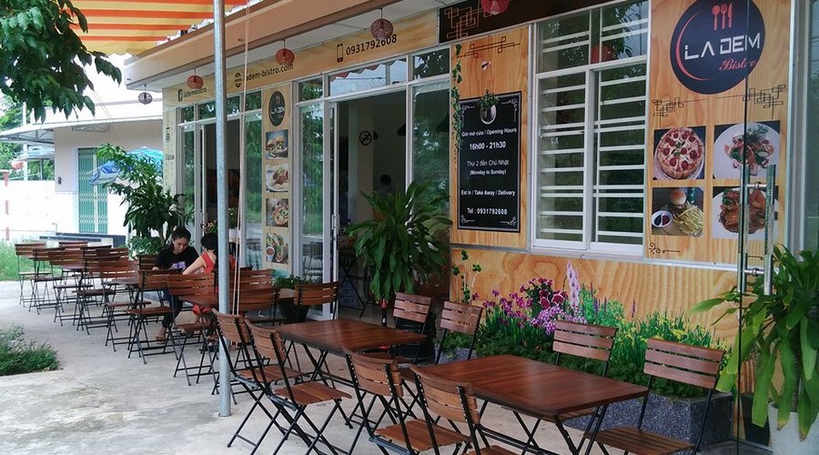 Enjoy your meal on our terrace up to 50 people