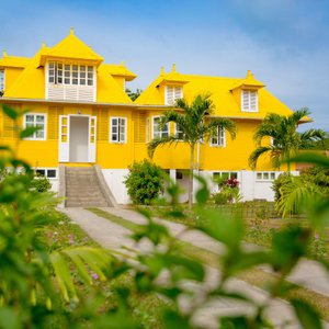Our Unique and traditional Yellow House