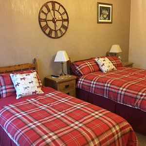 Tartan room, this recently refurbished room has its own private bathroom ( also recently refurbi
