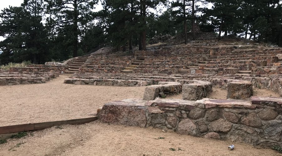 Top of Flagstaff Mountain Amphitheater