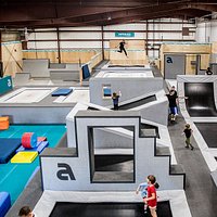 The activity zone from the viewing area.
