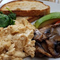 Nice vegan health brunch