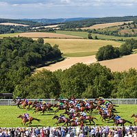 Racing against the beautiful backdrop of the South Downs