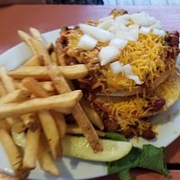 Chili Burger ($10.75) -- Better be ready to eat!