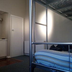 Bunks and Hand Basin