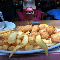 Scampi and Chips