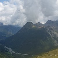 la vallata di Chiareggio vista dal rifugio