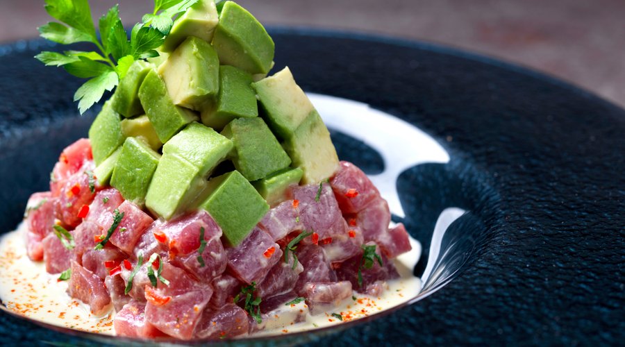Tartar de atun acebichado