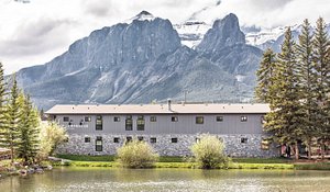 Lamphouse Hotel in Canmore, image may contain: Scenery, Outdoors, Tree, Peak