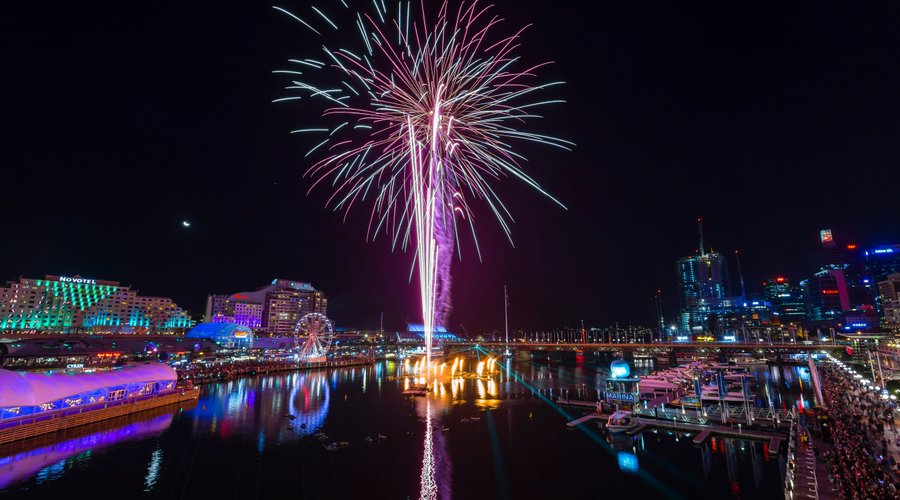 Fireworks in Darling Harbour, Sydney
