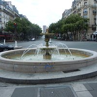 La fontaine sur la place