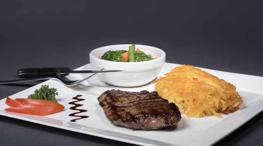 Steak de Bison et son rösti maison