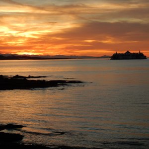 Amazing sunset. Taken from across the street from b&b.