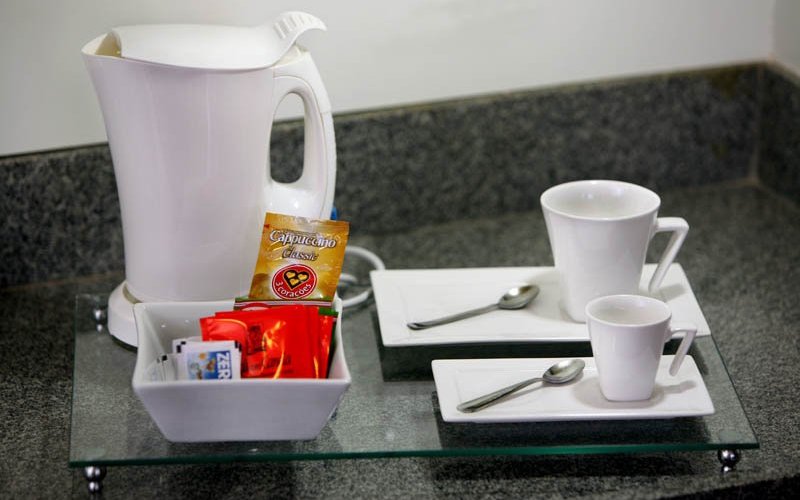 Kit chá/café do apartamento master