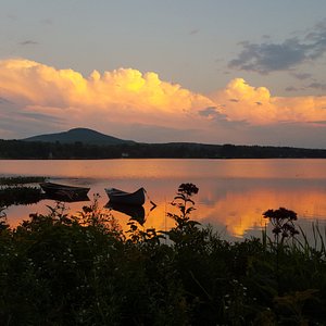 vue sur le Lac D'Argent Eastman Québec