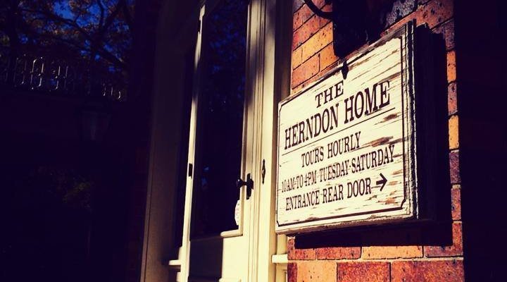 The Herndon Home opened as a tour museum in 1983 and is open for tours on Tuesdays and Thursdays