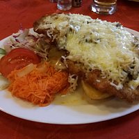 Schnitzel with mushrooms