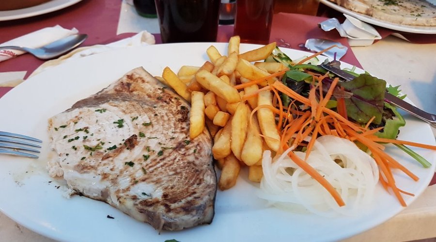 Yummy grilled swordfish