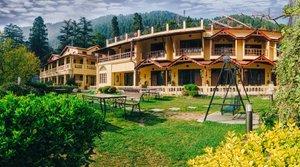 The Pavilion in Nainital, image may contain: Resort, Hotel, Building, Architecture
