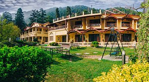 The Pavilion in Nainital, image may contain: Resort, Hotel, Building, Architecture
