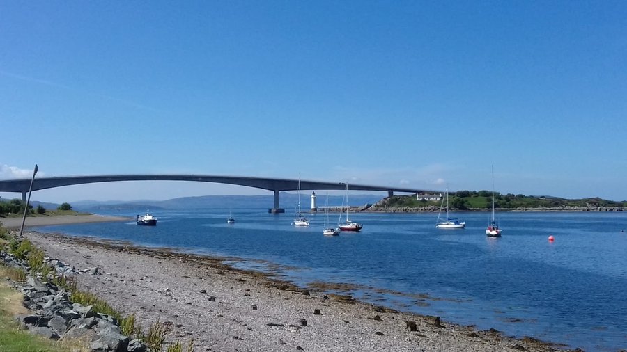 Bridge from Lochalsh to isle of skye