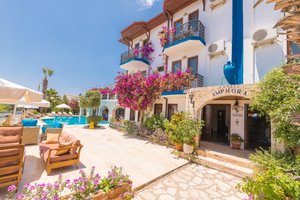 Amphora Hotel in Kas, image may contain: Villa, Hotel, Resort, Hacienda