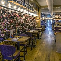 Mooi interieur van de zaak